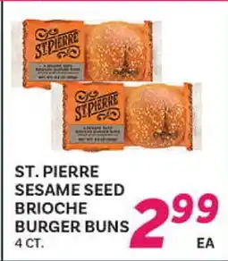 El Paso Grande ST. PIERRE SESAME SEED BROCHE BURGER BUNS offer