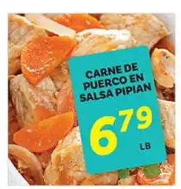 El Paso Grande CARNE DE PUERCO EN SALSA PIPIAN offer