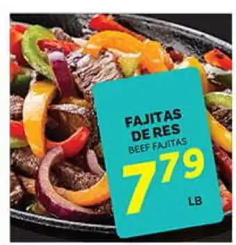 El Paso Grande FAJITAS DE RES offer