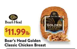 Fresh Thyme Boar's Head Golden Classic Chicken Breast offer