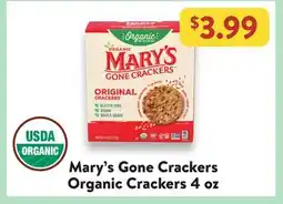 Fresh Thyme Mary's Gone Crackers Organic Crackers offer