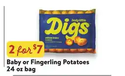 Fresh Thyme Baby or Fingerling Potatoes offer