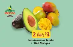 Fresh Thyme Hass Avocados Jumbo or Red Mangos offer
