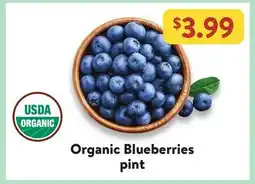 Fresh Thyme Organic Blueberries offer