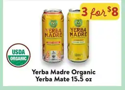 Fresh Thyme Yerba Madre Organic Yerba Mate offer