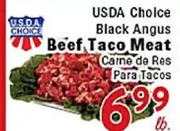 Rio Valley Market USDA Choice Black Angus Beef Taco Meat offer