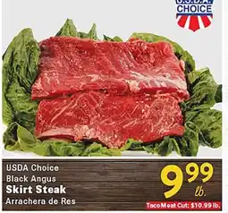 Rio Valley Market USDA Choice Black Angus Skirt Steak offer