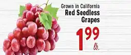 Rio Valley Market Red Seedless Grapes offer