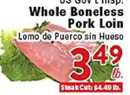 Rio Valley Market US Gov't Inspected Whole Boneless Pork Loin offer