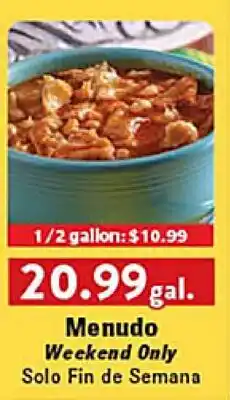 Rio Valley Market Menudo offer