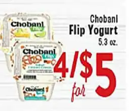 Rio Valley Market Chobani Flip Yogurt offer