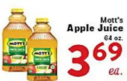 Rio Valley Market Mott's Apple Juice offer