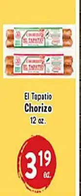 Rio Valley Market El Tapatio Chorizo offer