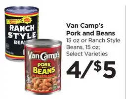 Food 4 Less Van Camp's Pork and Beans offer