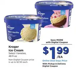 Food 4 Less Kroger Ice Cream offer