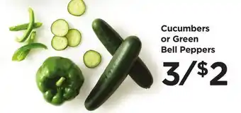Food 4 Less Cucumbers or Green Bell Peppers offer