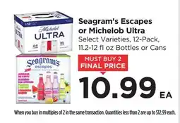 Food 4 Less Seagram's Escapes or Michelob Ultra offer