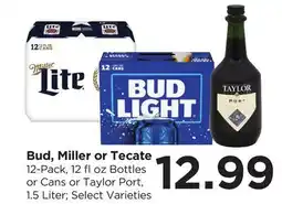 Food 4 Less Bud, Miller or Tecate offer