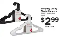 Mariano's Everyday Living Plastic Hangers offer