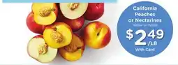Mariano's California Peaches or Nectarines offer