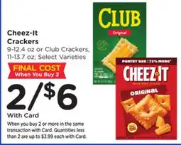 Mariano's Cheez-It Crackers offer