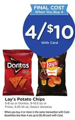 Mariano's Lay's Potato Chips offer