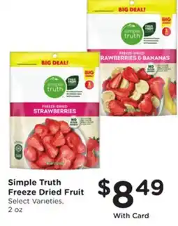 Mariano's Simple Truth Freeze Dried Fruit offer