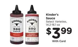 Mariano's Kinder's Sauce offer