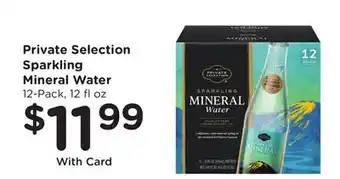 Mariano's Private Selection Sparkling Mineral Water offer