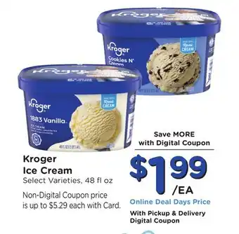 Mariano's Kroger Ice Cream offer