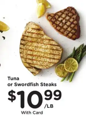 Mariano's Tuna or Swordfish Steaks offer