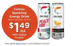 Mariano's Celsius Sparkling Energy Drink offer