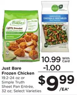Mariano's Just Bare Frozen Chicken offer