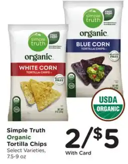 Mariano's Simple Truth Organic Tortilla Chips offer