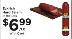 Mariano's Eckrich Hard Salami offer