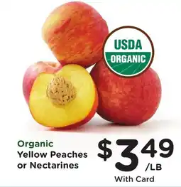 Mariano's Organic Yellow Peaches or Nectarines offer
