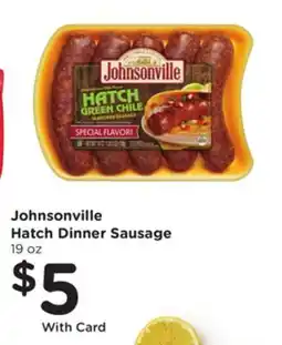 Mariano's Johnsonville Hatch Dinner Sausage offer