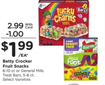 Mariano's Betty Crocker Fruit Snacks offer