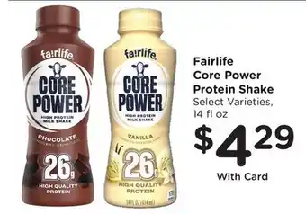 Mariano's Fairlife Core Power Protein Shake offer