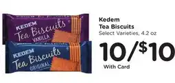 Mariano's Kedem Tea Biscuits offer