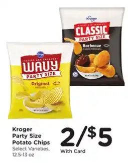 Mariano's Kroger Party Size Potato Chips offer
