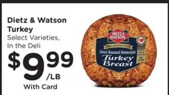 Mariano's Dietz & Watson Turkey offer