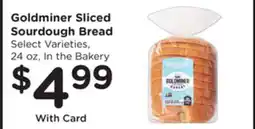 Mariano's Goldminer Sliced Sourdough Bread offer