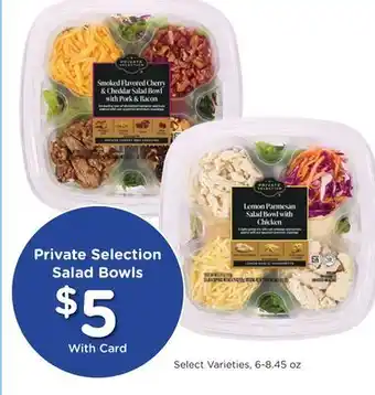 Mariano's Private Selection Salad Bowls offer