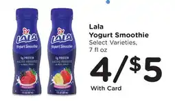 Mariano's Lala Yogurt Smoothie offer