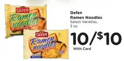 Mariano's Gefen Ramen Noodles offer