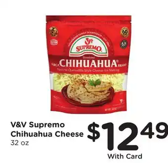 Mariano's V&V Supremo Chihuahua Cheese offer