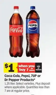 Meijer Coca-Cola, Pepsi, 7UP or Dr Pepper Products offer