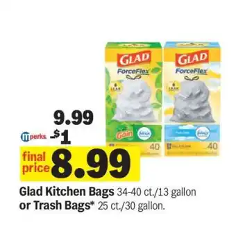 Meijer Glad Kitchen Bags or Trash Bags offer