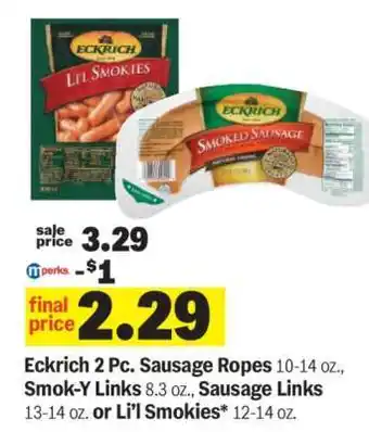 Meijer Eckrich Sausages offer
